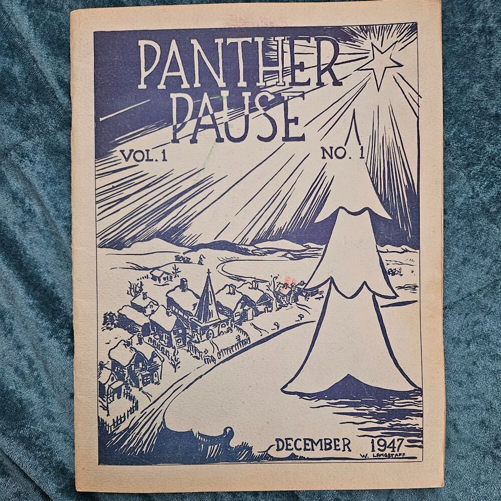 Panther Pause Vol. 1 No. 1 December 1947